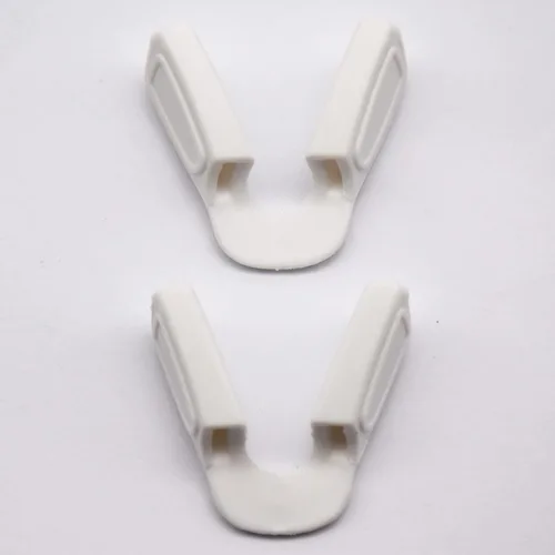 Vista 3 de Imytpft 4 White CompatibleCompatibleReplacement Silicone Nose Pads 2 Pieces For Oakleys Jawbreaker Earsocks