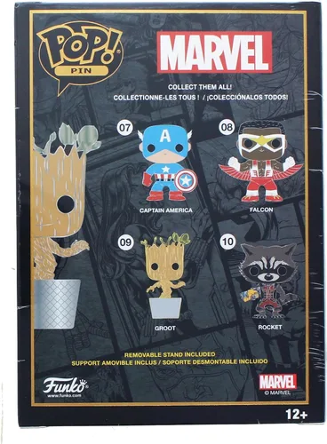 Vista 2 de Funko Pin POP Marvel de 3 pulgadas Baby Groot Chase