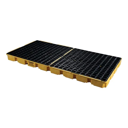 Vista 10 de Eagle Plataforma modular para derrames de un tambor, 26.25"x26"x6.5", sumidero de 15 galones, bandeja de contención de capacidad de carga de 2,000