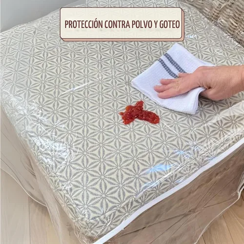 Vista 7 de Evelots Funda para silla de comedor/cocina, 2 unidades, vinilo de PVC transparente resistente, sin polvo, derrames, pelo de mascotas, garras