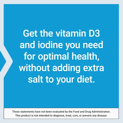 Vista 6 de Life Extension Vitamina D3 de 125 mcg (5000 UI) con yodo marino, para hueso, apoyo inmunológico y manejo de la inflamación, suplemento tiroideo