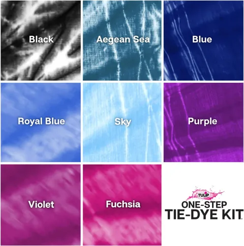 Vista 4 de Tulip Tie-Dye - Kit de pintura de 8 colores para tela