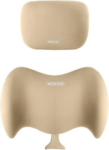 Vista 9 de Almohada de apoyo lumbar, almohada lumbar de espuma viscoelástica para aliviar el dolor de espalda, almohada lumbar ergonómica aerodinámica