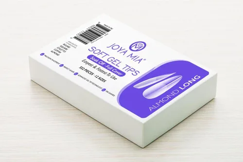 Vista 5 de Kit de puntas de uñas de gel suave de cobertura completa para extensiones de uñas de remojo, 550 piezas de puntas de uñas postizas de PMMA