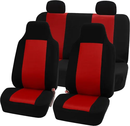 Vista 9 de FH Group Fundas de Asientos de Automóvil de Malla de Aire 3D Juego Delantero – Protectores de Asientos Automotrices de Ajuste Universal, Fundas