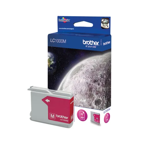 Vista 2 de Cartucho de Tinta Original Brother LC1000M Magenta