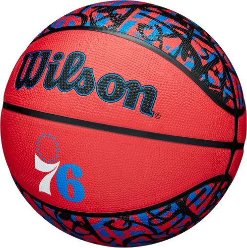 Vista 3 de Wilson NBA Team Balones de baloncesto con diseño de grafiti - Talla 7 - 29.5