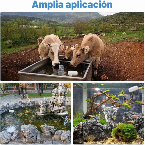 Vista 7 de Paquete de 2 válvulas de flotador de agua de 1/2 pulgada, 1/2 pulgada de latón con brazo ajustable, llenado automático y control de nivel de agua