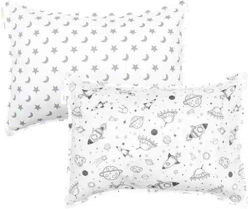 Vista 27 de ALVA BABY - Funda de almohada para niños pequeños de 13 x 18 pulgadas o 12 Bean Velvet-beige