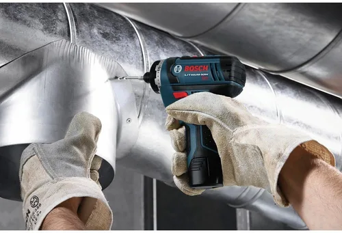 Vista 8 de Kit Bosch PS21 destornillador de bolsillo de 2 velocidades, 2A, 12 volt máx., ión litio con 2 pilas, cargador y estuche