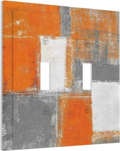 Vista 57 de Cubiertas decorativas para placa de interruptor, bandera estadounidense, receptáculo de 1 banda, placa de pared dúplex, cubierta de interruptor