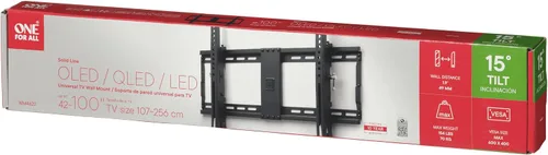 Vista 3 de OFA WM4622 - Soporte universal de pared para TV (inclinación sólida, 600 x 400)