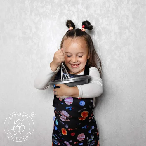 Vista 9 de Kids Aprons for Girls and Boys, Toddler Apron with Pocket for Painting, Cooking, Baking, Gardening and Crafts
