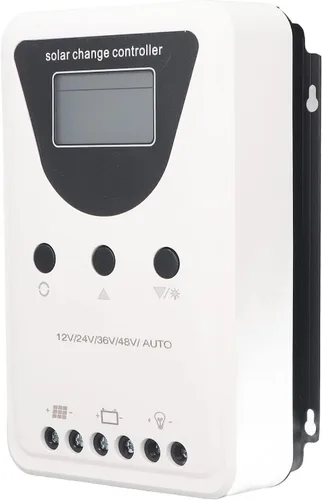 Vista 3 de ciciglow Controlador solar MPPT 100A, 12/24/36/48V, pantalla LCD, ciciglow8rd9pntya76291-13, múltiples modos de control de carga