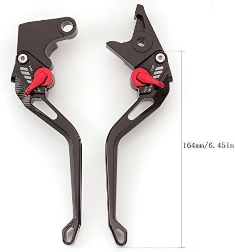 Vista 2 de Palancas de embrague de freno ajustables de motocicleta CNC para ZX636R ZX6RR ZX6RR 2000-2004, ZX10R 2004-2005, VERSYS 1000 2012-2014, ZX9R 00-03