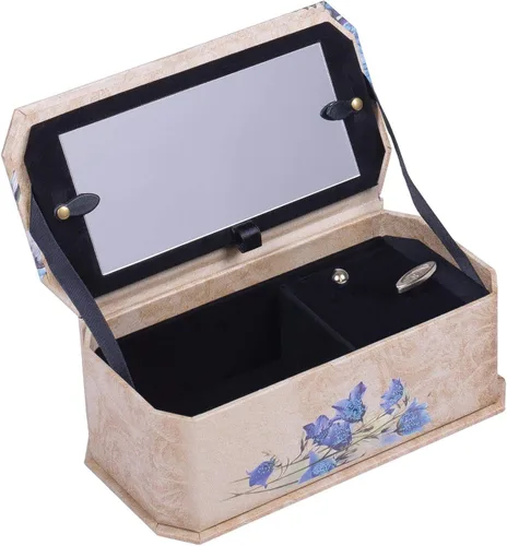 Vista 4 de Cottage Garden Granddaughter Never Outgrow Heart Butterfly and Bird Glitter Caja musical Plays You are My Sunshine