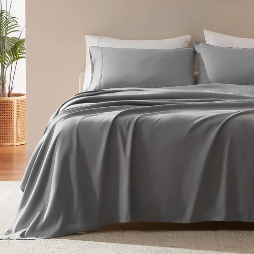 Vista 10 de Sleep Zone - Juego de sábanas suaves y frescas de 3 piezas para niños, sábana bajera, encimera y funda de almohada, no se arrugan ni decoloran, Rosa