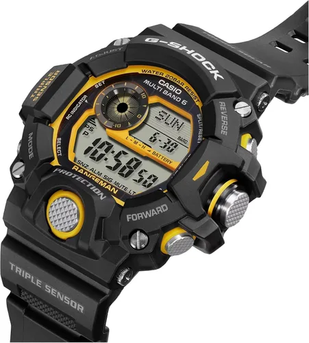 Vista 6 de G-Shock GW9400Y-1 Rangeman Atomic Solar Amarillo Negro, Negro, Moderno, Negro, Moderno, Negro -, Moderno