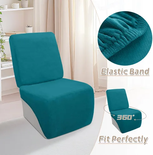 Vista 667 de Arfntevss Fundas de sofá seccional reclinable de terciopelo, Funda de sofá seccional de esquina para sofá reclinable, Funda elástica suave