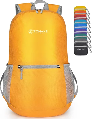 Vista 12 de ZOMAKE Mochila ligera y plegable, pequeña mochila de viaje