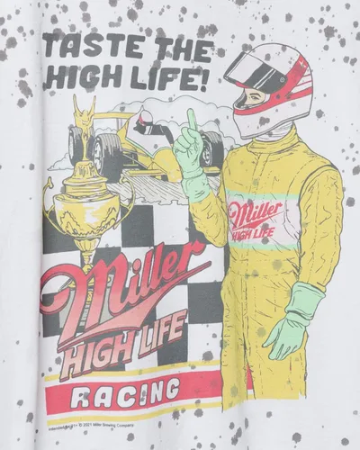 Vista 4 de Camiseta Miller High Life Racing Driver Flea Market