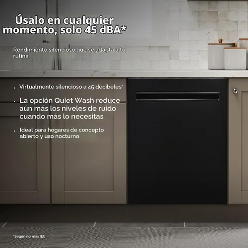 Vista 7 de Kenmore Lavavajillas empotradas de 24" - Negro
