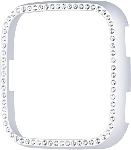 Vista 11 de Relojes Inteligentes para Mujer Case Cover Lite Case Case Case Diamond Watch Case Cover Metal Hard Smartwatch Guard Protector Marco a prueba