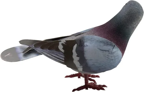 Vista 8 de Modelo de paloma de espuma artificial, figura de pájaro realista