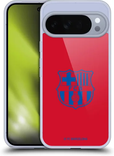 Vista 41 de Head Case Designs Funda de gel con licencia oficial del FC Barcelona Barca Crest Patterns [protección de grado militar] compatible con Google Pixel 3