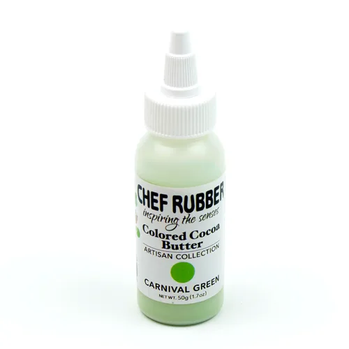 Vista 9 de Chef Rubber Manteca de cacao, colección artesanal, blanco alabastro, 7 onzas