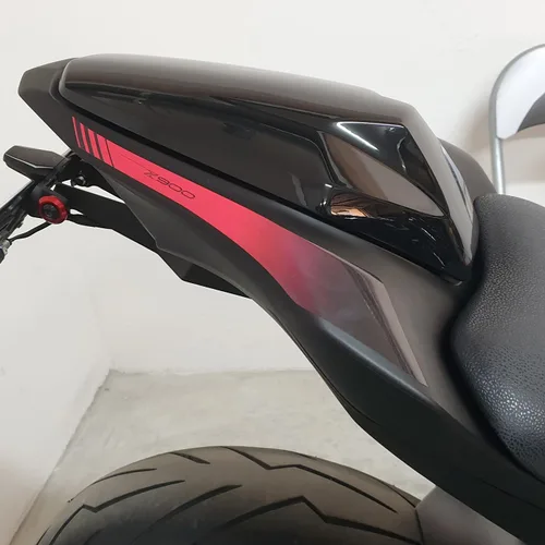 Vista 4 de Funda de asiento trasero de motocicleta para Z H2 ZH2 2020-2025 Z900 2017-2024 Passenger Pillion Solo Cowl Hard ABS Tail Section Fairing (negro)