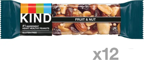 Vista 3 de KIND Barras de frutas y nueces y arándanos y almendras paquete (12 unidades)