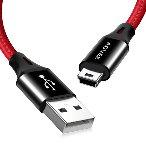 Vista 7 de AGVEE Paquete de 2 cables de carga Gpsmap de repuesto para Garmin Nuvi GPS, cable de carga Gpsmap, TI-84 Plus/CE/C plateado, micrófono USB Yeti