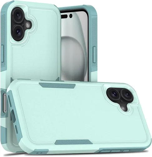Vista 45 de Funda protectora para iPhone 8 Plus, iPhone 7 Plus de 5.5 pulgadas, a prueba de golpes, resistente y duradera, color verde