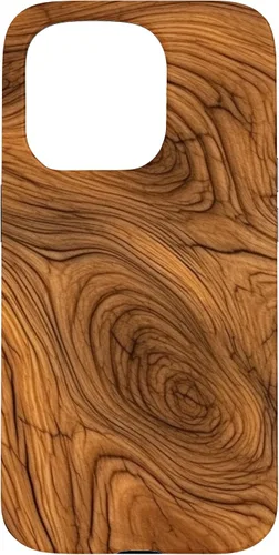 Vista 13 de iPhone 7 Plus/8 Plus elegante estampado de grano de madera marrón intenso estuche con estampado
