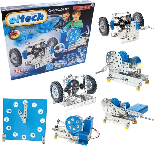 Vista 9 de Eitech Juego de construcción de ruedas de fortuna clásica, introducción a la ingeniería y aprendizaje STEM, acero, 24 GHZ