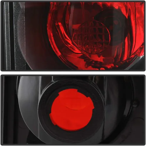 Vista 4 de ACANII - Para 1989-1995 Toyota Pickup Truck Blackk Vivienda Luces traseras Luces traseras Lámparas de freno Asamblea mercado de accesorios