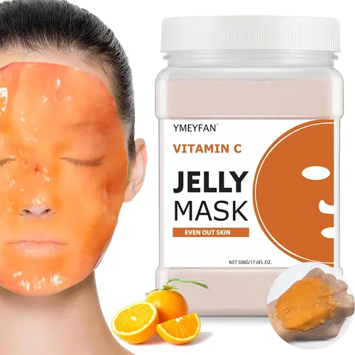 Vista 11 de YMEYFAN Máscara de gelatina en polvo para faciales profesionales – Mascarilla facial reafirmante e hidratante con colágeno, cuidado de la piel