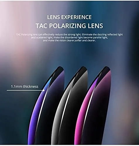 Vista 5 de Tac Glasses Tac - Lentes de sol polarizados para deportes al aire libre para hombres y mujeres unisex lentes militares originales como se ven
