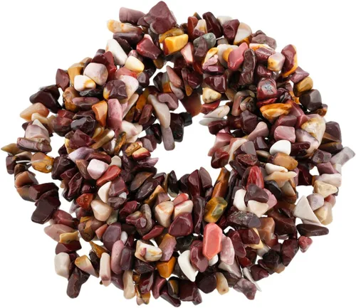 Vista 15 de SUNYIK Amatista de piedra de viruta rodada de forma irregular perforada suelta hebra de cuentas para la fabricación de joyas 32-33 pulgadas Well