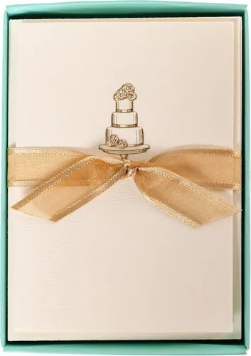 Vista 36 de Graphique Tarjetas de Apple, paquete de 10 tarjetas con sobres, saludos para todas las ocasiones, interior en blanco, relieve de lámina dorada
