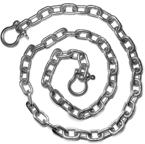 Vista 4 de US Stainless Cadena de anclaje AISI 316 de 5/16" (8 mm) con grilletes de 3/8" (10 mm)