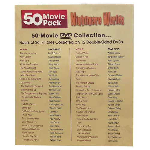 Vista 2 de Nightmare Worlds 50 Movie Pack Collection