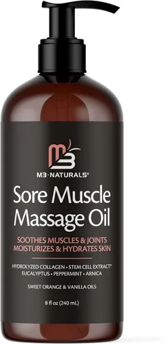 Vista 13 de Aceite de masaje sensual de lavanda con colágeno y células madre, terapia de ajuste de la piel para glúteos, muslos y abdomen, aceite anticelulítico