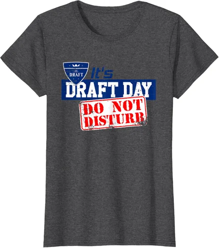 Vista 6 de It 's Fantasy Fútbol Proyecto de Día, Do Not Disturb playera, Anaranjado Gris Oscuro
