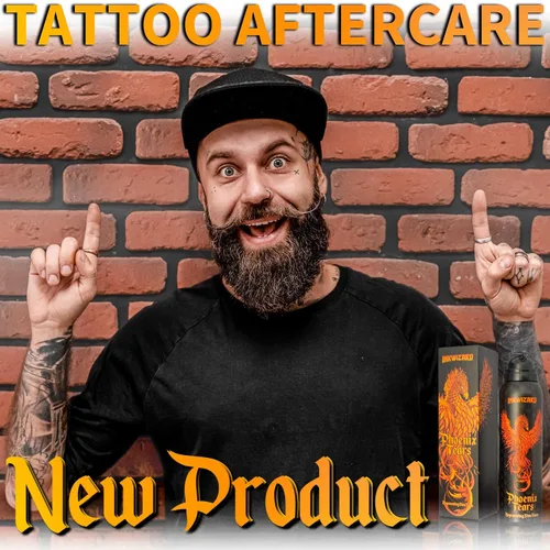 Vista 9 de Phoenix Tears - Crema para el cuidado posterior del tatuaje, curación de la piel y mejora del color, cuidado después del sol, crema para el cuidado