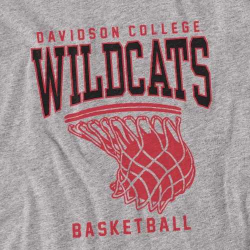 Vista 2 de Davidson College - Camiseta oficial de baloncesto para niños y niñas