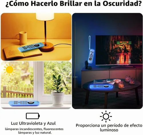 Vista 9 de Wevove (newestmodel) Funda protectora suave para control remoto, antideslizante, a prueba de golpes, funda protectora de silicona con cordón que