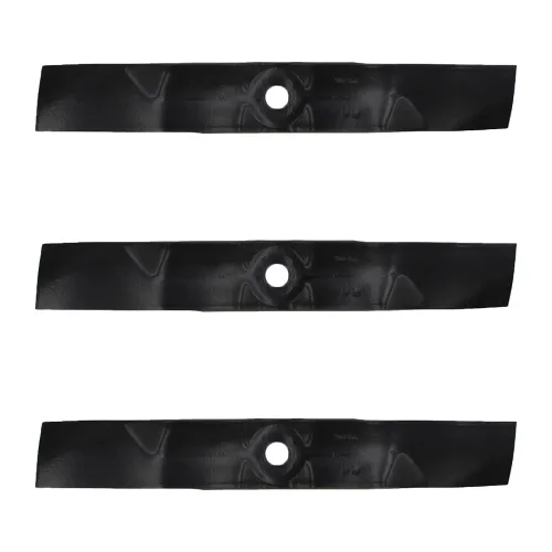 Vista 3 de RAParts (3) cuchillas de cortacésped para John Deere LT166 LT170 LT180 LT190 se adapta a cubiertas convertibles de 48 pulgadas