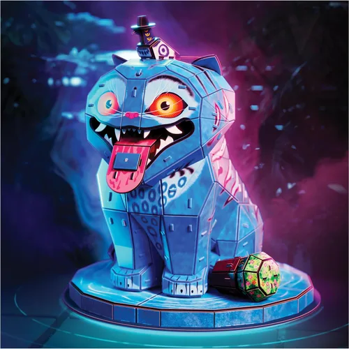 Vista 3 de 4D Build Kpop Demon Hunters Derpy Tiger & Sussie Bird 3D Puzzle Model Kit